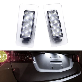 1 Pereche de 18LEDs Mașină Albă LED Numărul de Înmatriculare Lumina 13.5 V 3W Lămpi se Potrivesc Pentru Hyundai Elantra 2011-/ I30 Kombi 2012-