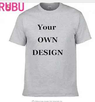 2019Your PROPRIUL Design Logo-ul de Brand/Imagine Alb Personalizate pentru Bărbați și femei t-shirt Plus Dimensiune T-Shirt pentru Bărbați Îmbrăcăminte