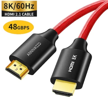 HDMI 2.1 Cablu 8K@60Hz 4K@120Hz Ultra-Înaltă Viteză HDR 48Gbps HDCP2.2 pentru Splitter trece PS4 TV xbox Proiector Calculator