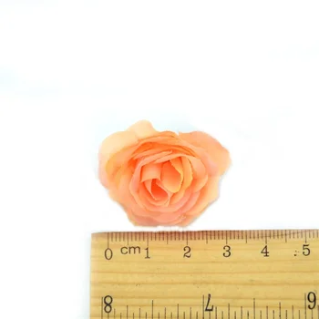 100buc 2,5 cm Mini Mătase Artificială a Crescut de Flori Pânză Pentru Petrecerea de Nunta Casa de Camera de Decorare DIY Accesorii Rochie Flori False