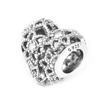 DIY Margele pentru a Face Bijuterii de Argint-Bijuterii Dragostea Tatălui Șirag de mărgele Clar CZ Farmecele Argint 925 Berloque Perles Femei