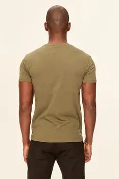 Trendyol Originale Barbati T-Shirt Presor - Bumbac V Gât TMNSS19BO0002