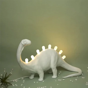 AVEA JURASSIC Rășină Dinozaur Lămpi de Masă pentru Dormitor Rășină Dinozaur T-Rex Lampa de Birou Led corp de Iluminat Acasă Corpuri de iluminat de arta