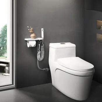 Ecofresh Portabile Toaletă, bideu pulverizator set Kit Mână Bideu robinet pentru Baie pulverizator de mână cap de duș cu auto-curățare