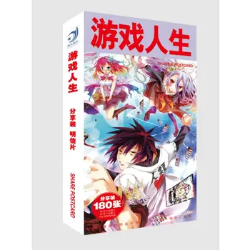 180 buc/Set Anime NO GAME NO LIFE carte Poștală Jucărie Felicitare pentru Magie Autocolant de Hârtie Card Cadou