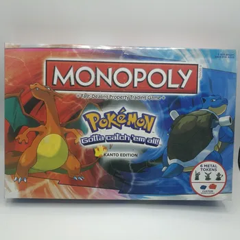 Tomy Pokemon Monopol Pokemon Toate Bord engleză Tabla de Joc carte de Joc de Familie colectarea de cadou de crăciun