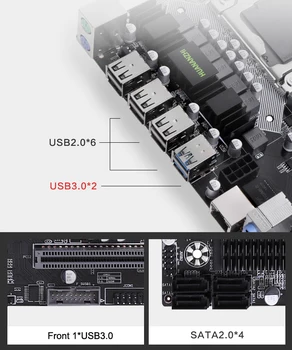 De Brand nou placa de baza HUANANZHI LGA1366 X58 placa de baza pentru PROCESOR Intel Xeon X5675 X5670 X5660 X5650 USB3.0 slot PCI-E testat