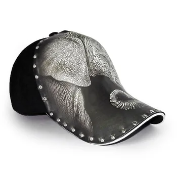 RoxCober de Moda alb-Negru elefant imprimare șapcă de Baseball nit Snapback Hat Capac Hip Hop Montate Cap Pălării Pentru Bărbați Femei