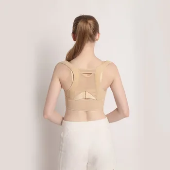 NOI Respirabil Femei Corectarea Posturii Corset Ortopedic de Sus de Umăr Înapoi a coloanei Vertebrale Corector de Postura Suport Lombar