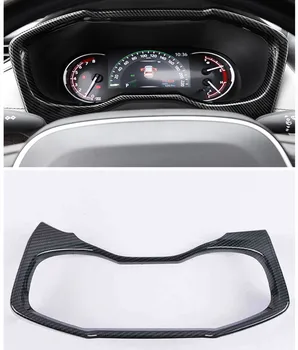 Pentru Toyota RAV4 2019 2020 Fibră de Carbon Consola de Bord Instrument Capacul cutiei de Interior Cadru de Turnare Trim Accesorii Auto