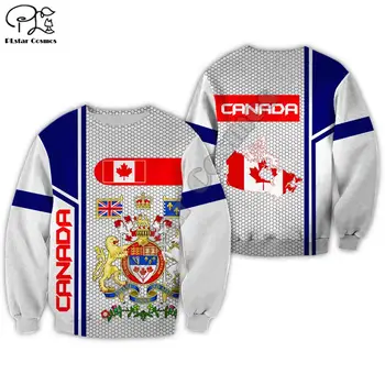 Femei Bărbați iubesc canada flag 3d peste tot imprimate haine Hanorace Jachete unisex cu fermoar pulover casual trening