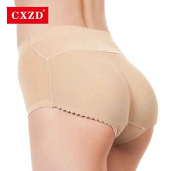 CXZD Femei Căptușit Fund de Ridicare Pantalon Corp Formator Fals Hip Shapwear Boxeri Lenjerie Plus Dimensiunea Shaper