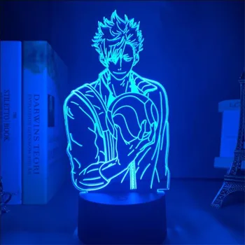 Haikyuu TETSURo KUROO Led 3D Anime, Noapte, Lumini Noutate în Sus de Iluminat Lampa Haikyuu Lumină Led-uri Lampă de Masă Pentru Cadou dropship