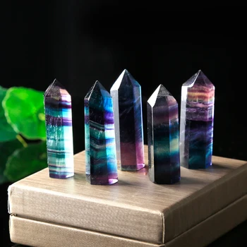 1 BUC Naturale colorate fluorină cristalul punctul de inalta calitate de origine minerală nordic raft acasă decoracion hogar moderno cadou