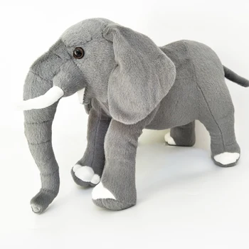 Copii jucărie de pluș de dimensiuni mari elefant, copil, copii jucărie de pluș de simulare elefant papusa
