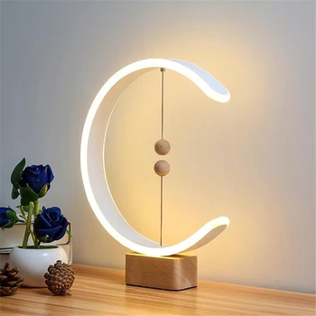 Creativ Inteligent Lampa De Birou Cu Suspensie Magnetică Echilibru Decorative Noptieră Lumina De Noapte