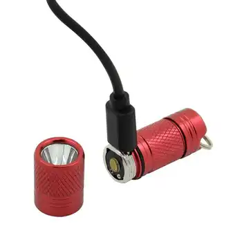 Portabil de Buzunar Lanterna Breloc USB Reîncărcabilă Mini Lanterna LED-uri de Iluminat în aer liber Mică Lampă cu LED Flash de Lumină Built-in Baterie