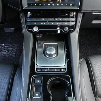 Pentru Jaguar F-Pace X761 XE X760 XF X260 Masina ABS Central Consola Schimbătorului de Acoperire Cadru Ornamente din Fibra de Carbon Accesorii
