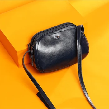 MAHEU din piele de umăr saci pentru femei 2019 dublu fermoar geanta mini pentru telefon portofele saci sling partid de sex feminin saci