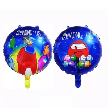 50pcs 18inch Printre Noi Baloane Folie Jucărie pentru copii Gonflabile băieți juca jocul Petrecere cu Tema Decor Desene animate Aer Globos Consumabile