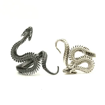 1 Set Retro Exagerat Inel de Șarpe Bărbați Moda Steampunk Șarpe-Deschidere în Formă de Inele Reglabile pentru Femei Bijuterii anillo hombre