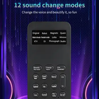 Noul Schimbător De Voce Computer Voice Changer 12 Diferite Schimbări De Sunet Pentru Orice Telefon Mobil, Tableta IPad Mașină De Joc Ect