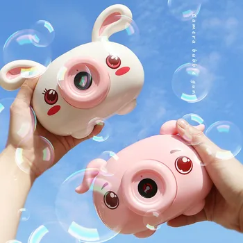 Suflare Bule Jucării Pentru Copii Electrice Automate De Animale Drăguț Jucării Camera Balon De Săpun Mașină De Vară În Aer Liber Pentru Copii Jucării Droship