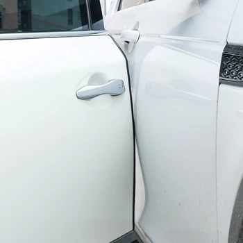 Auto Universal Door Edge Zero Protector Benzi de Paza Tapiterie Auto Usa Anti-Coliziune Benzi metalice Cu Auto-styling 5m