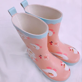 6 Stil Kids Rainboots Drăguț pentru Copii Cizme de Cauciuc Anti-Alunecare, Impermeabil Apă Pantofi Pentru Băiat Fată Ploaie Pantofi Galochas Infantis