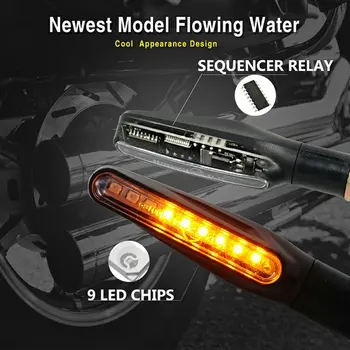 4buc Motocicleta LED-uri de Semnalizare Vehicul Electric Motoebike din Față și din Spate Generale Faruri Lumini de Semnalizare