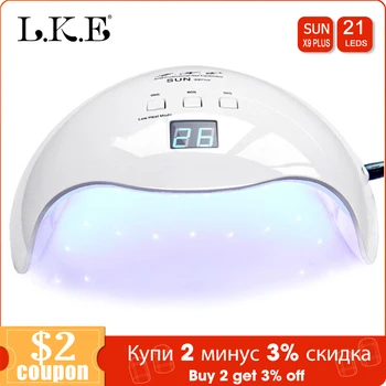 IKE 48W Unghii Uscător de SOARE X9 Lampa UV 3 Modul Temporizat Cu Automate de Detectare Lampa de Unghii pentru Unghii Uscare Builder Gel UV Unghii Uscătoare