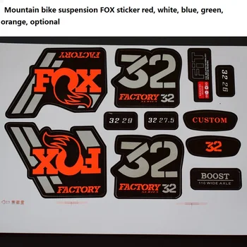 32MM FOX sticker Potrivit pentru biciclete de munte Furca Suspensie Biciclete plug 26 27.5 și 29 de inch