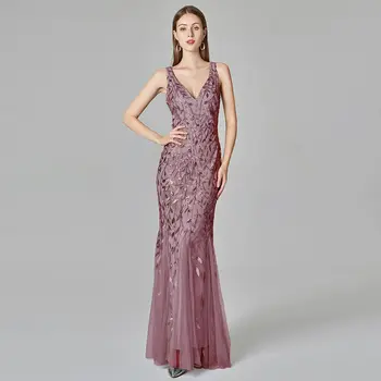 2020 FENTEFEN Plus Dimensiune Petrecere de Seara Rochii rochii de bal Gazdă Costume halat de serată vestidos Sirena HS-0004