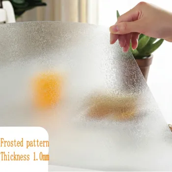 Sticlă transparentă din PVC Moale fata de Masa Petrecere de Nunta Impermeabil Bucătărie Acasă Oval Pad Rotund Gol în Formă de față de Masă Dimensiune Particularizată