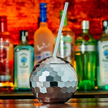 INS Fierbinte Minge Disco Cocktail de Sticlă Club de noapte, Bar Lanterna Vin de Paie Ceașcă de Suc de Fructe, Ceai Yerba Mate Glob de Sticlă de apă