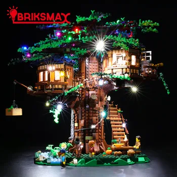 BriksMax Lumină Led-Uri Kit Pentru 21318 Idei Serie Casă În Copac，(Spring Show)