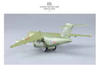 De simulare mare de Aliaj Diecsts Boeing C17 Avion de Transport Trage Înapoi Lumina Sunet de Aeronave Model de Cadou pentru Copii Transport Gratuit