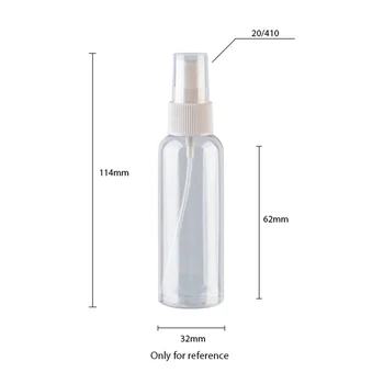 50ml 50pcs de unică folosință din Plastic Ceață Sticla cu Pulverizator ,de Călătorie Sticle Cu Pulverizator Pompa de Gol Cosmetice Recipient Cu Pulverizator Parfum