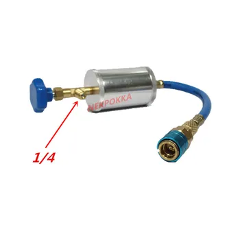 Ulei / Vopsea de Injector R12 la R134a R410a Mână Rândul său, Pompa de Ulei 1/4 oz 2 oz ( 7.5 ml - 100ml ),aer conditionat Acasa ulei injector