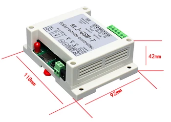 GSM Controler de la Distanță Comutator Controler de Acces cu 2 Releu de Ieșire Un singur Senzor de Temperatură adaptor opțional