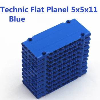 Auto-Blocare Cărămizi Gratuit Crearea de Jucării Compatibile Cu Lego MOC Tehnica de Constructii Blocuri de 10 Buc Technic Plat Planel 5x5x11