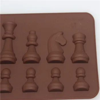 Comerțul exterior Modele de Explozie Silicon Șah Ciocolata Mucegai 21*8.8*1.1 cm