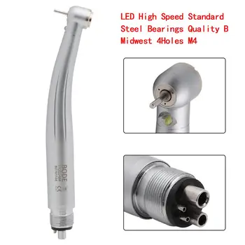 Dentare LED-uri de Înaltă Viteză Piesa Auto alimentat cu Aer Turbina Standard Push Borden/Midwest 2/4Holes Cartuș/Rotor BODE