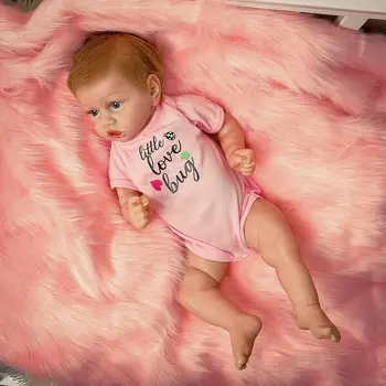 55cm Corp Plin de Silicon Renăscut Baby Doll Realiste Real Bebe Renăscut Menino Păpuși Copil Nou-născut Playmate Juguetes pentru Fete Cadouri