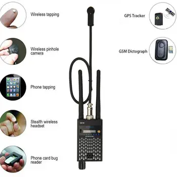 Alarma de securitate Semnal RF Anti Spy Anti-Camera Ascunsa, Detector cu urechea Orificiu Bug Audio GPS GSM Dispozitiv Finder