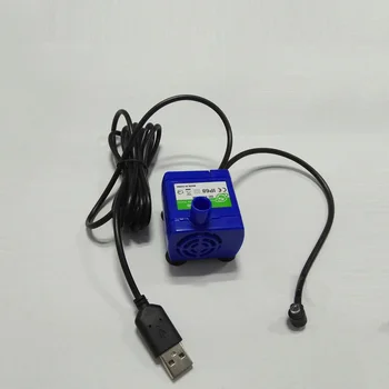Interfata USB Unic Conceput Albastru Pompa Super redus la tăcere Pompa DR-DC160 cu Led Lumina Albastra pentru animale de Companie Automat Distribuitor de Apă