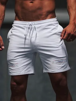Noua Moda De Vara Mens Pantaloni Scurți De Bumbac De Culturism Pantaloni De Trening Respirabil De Fitness, Pantaloni Scurți De Plajă Jogger Casual Săli De Sport Pentru Bărbați Pantaloni Scurți