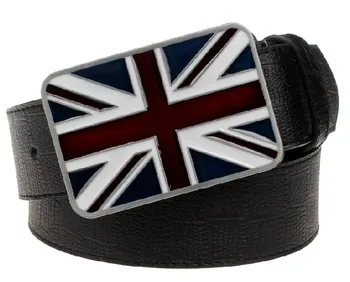 Moda pentru bărbați Curea din piele drapelul Britanic curea de Metal din marea BRITANIE steaguri centura Union Jack Cadou pentru Barbati femei curele din piele