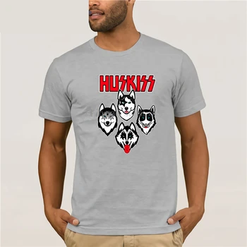 Gldan Brand Huskiss Trupa t-shirt de Vara barbati Maneca Scurta Moda t-shirt Haine Populare tricou Crewneck din Bumbac Tricouri