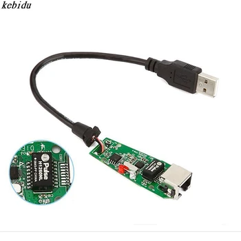 Kebidu USB Adaptor Ethernet Usb 2.0, placa de Retea USB la Ethernet RJ45 Lan 10/100Mbps Internet pentru Windows 7/8/10/XP USB Ethernet